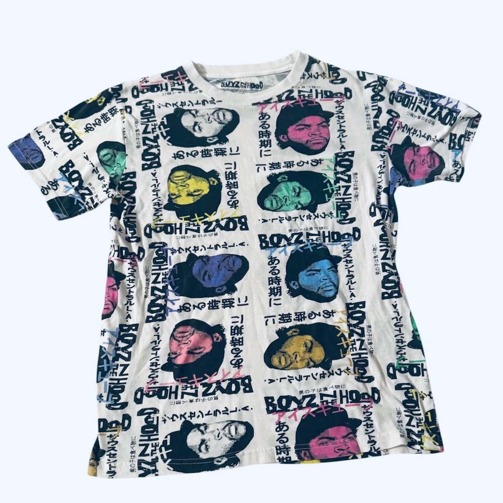 Vintage Boyz N the Hood Graphic T-Shirt Unisex Ice Cube Japanese Writing